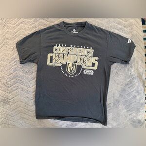 Fanatics golden knights NHL Black and Gold Conference Champions Tee
